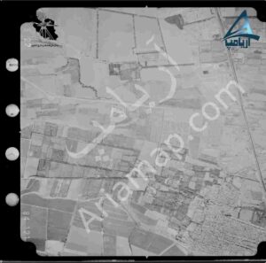 عکس هوایی موردی دهه 60 سازمان نقشه برداری کشور